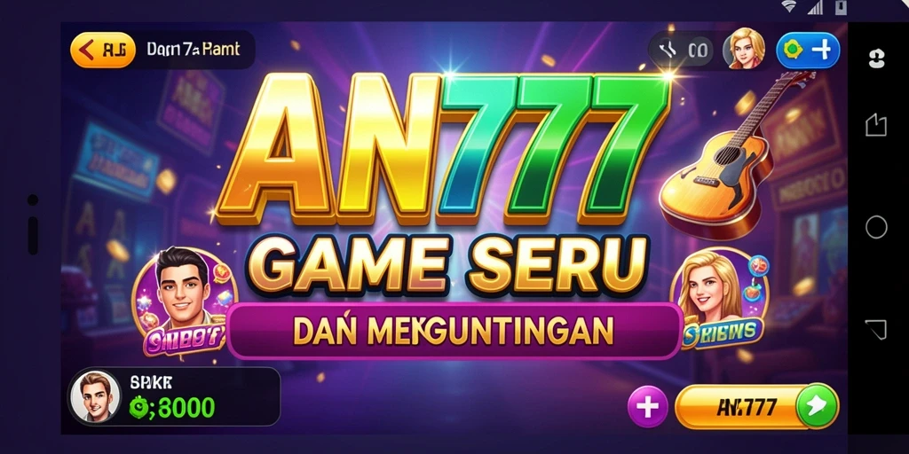 Screenshot gameplay AN777 menampilkan aksi seru permainan slot.