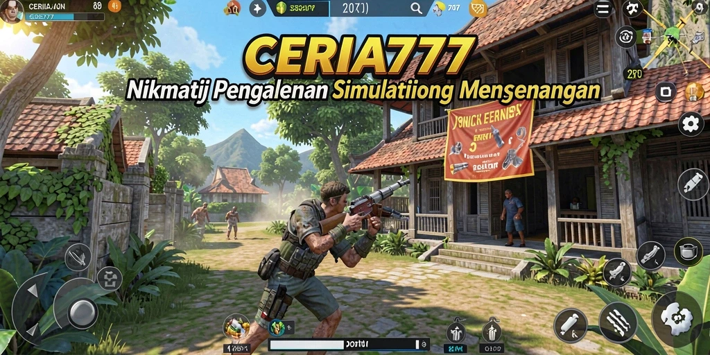 Tampilan gameplay CERIA777 dengan suasana simulation yang interaktif.