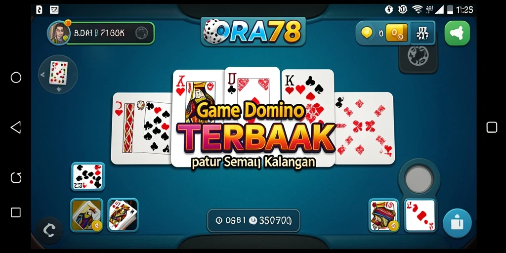 Tangkapan layar gameplay Domino yang menarik dari ORA78.