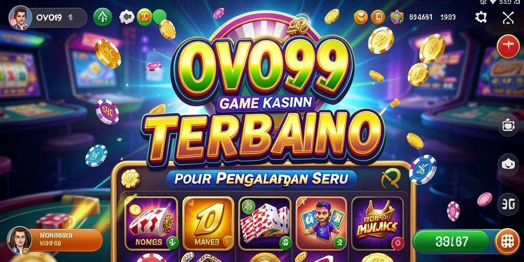 Tampilan gameplay seru dan penuh warna dari OVO99.