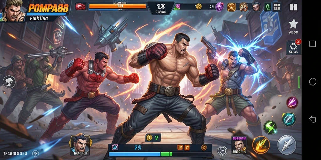 Gameplay seru POMPA88 dengan aksi Fighting yang mendebarkan.