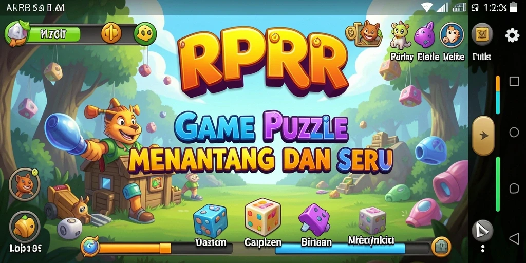 Tangkapan layar gameplay RPRR dengan teka-teki yang menantang dan grafis menarik.