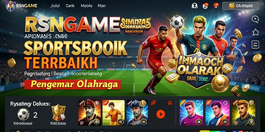 Tampilan gameplay RSNGAME yang menarik dalam taruhan olahraga.